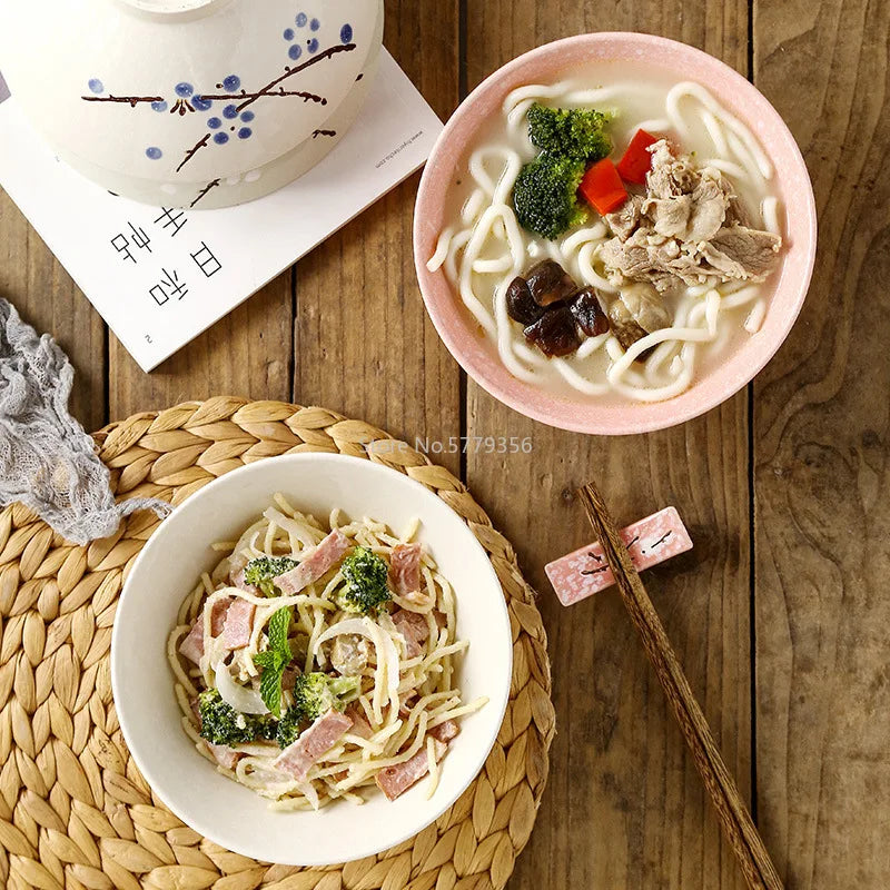 Japanese Snowflake Porcelain Bowl