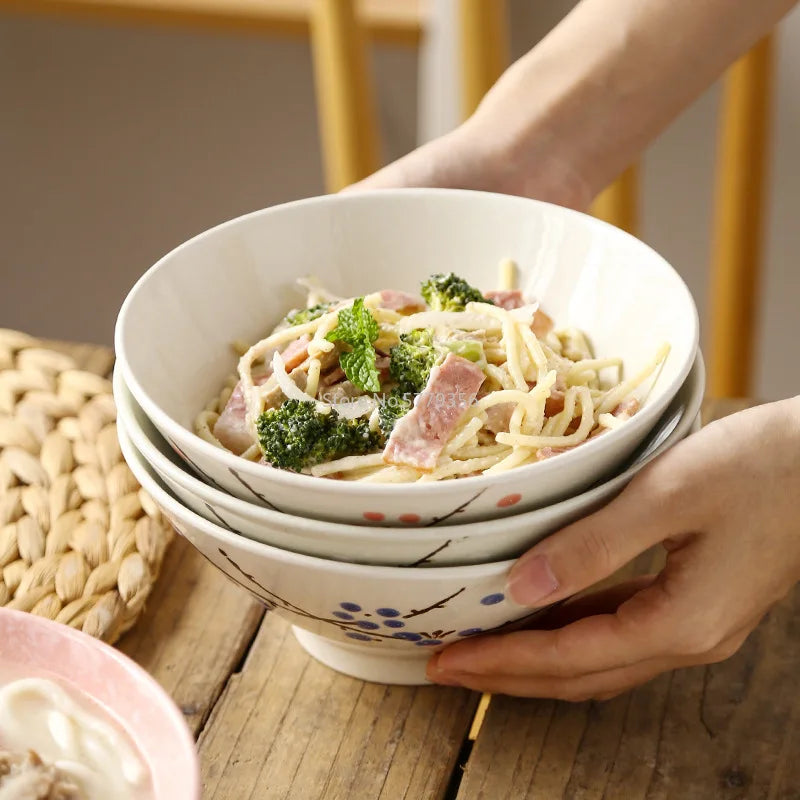 Japanese Snowflake Porcelain Bowl