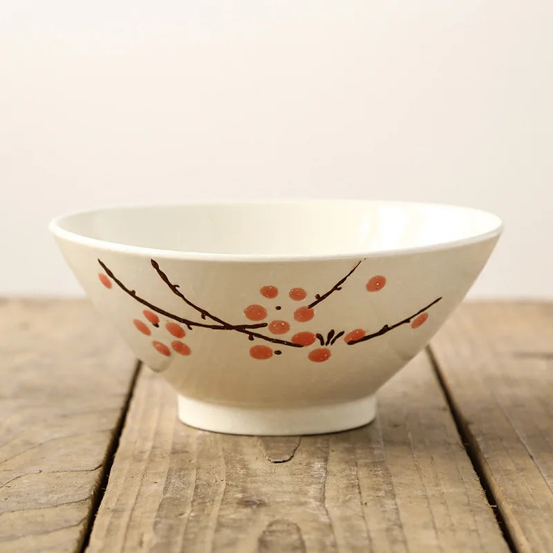 Japanese Snowflake Porcelain Bowl