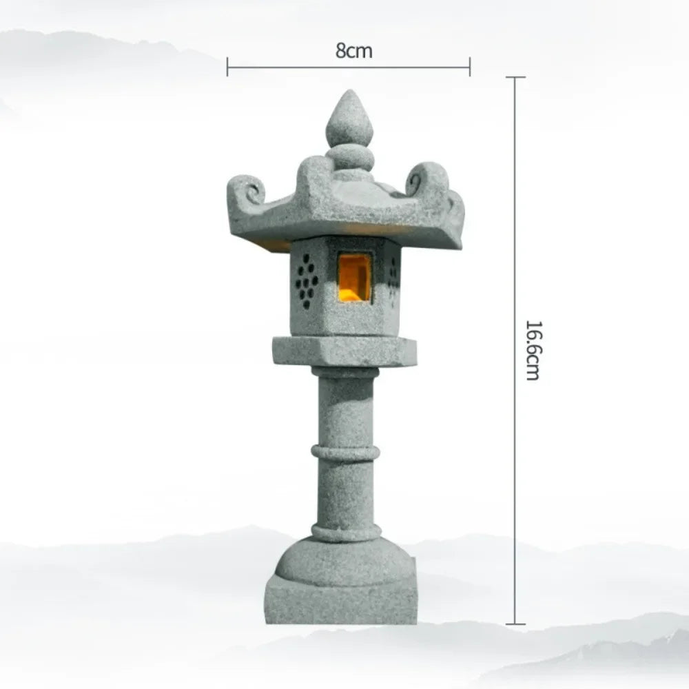 Japanese Pagoda Lantern – Zen Garden Decorative Light