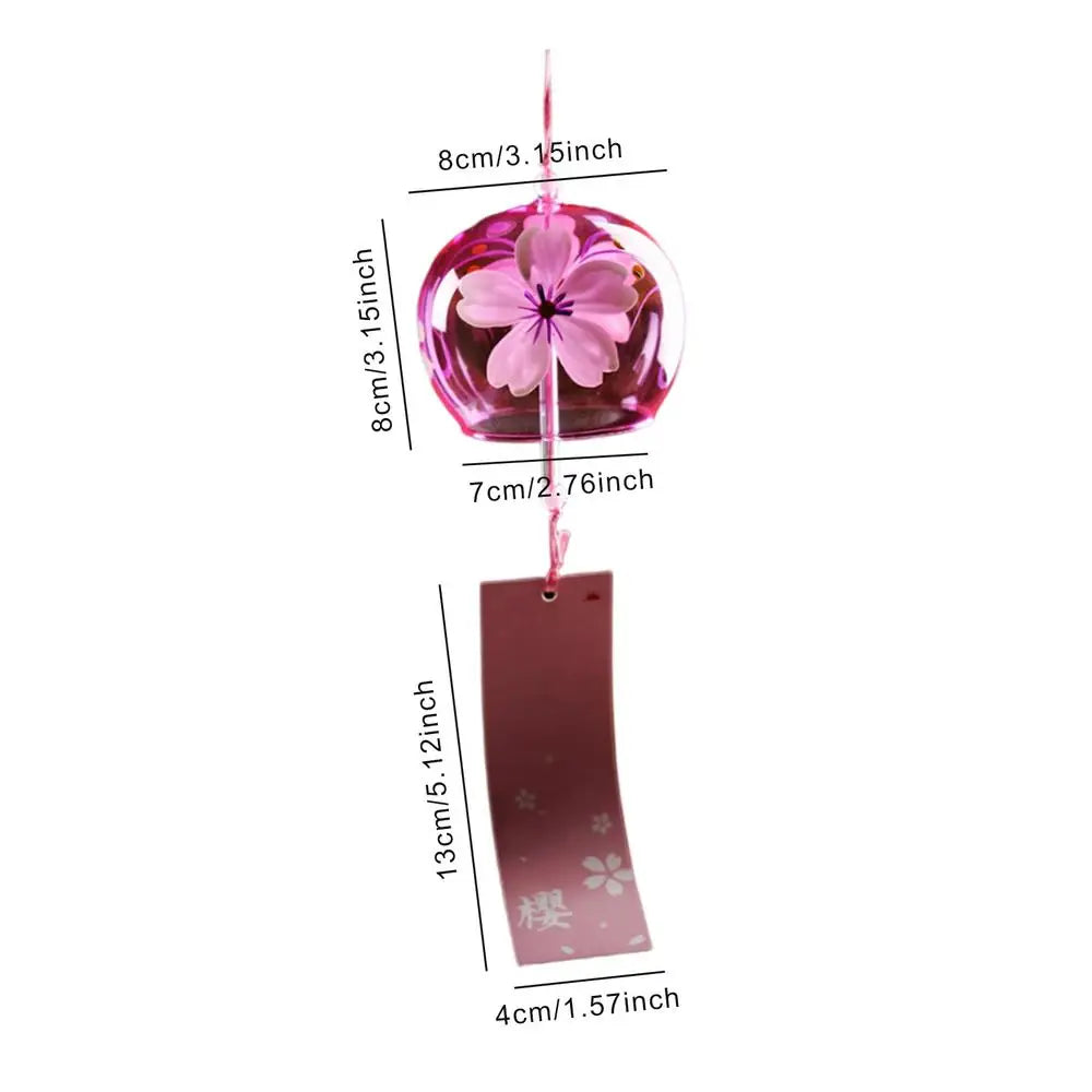 Japanese Fortune Glass Wind Chime