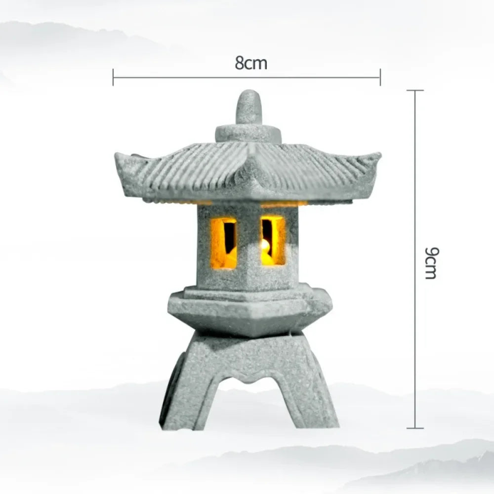 Japanese Pagoda Lantern – Zen Garden Decorative Light