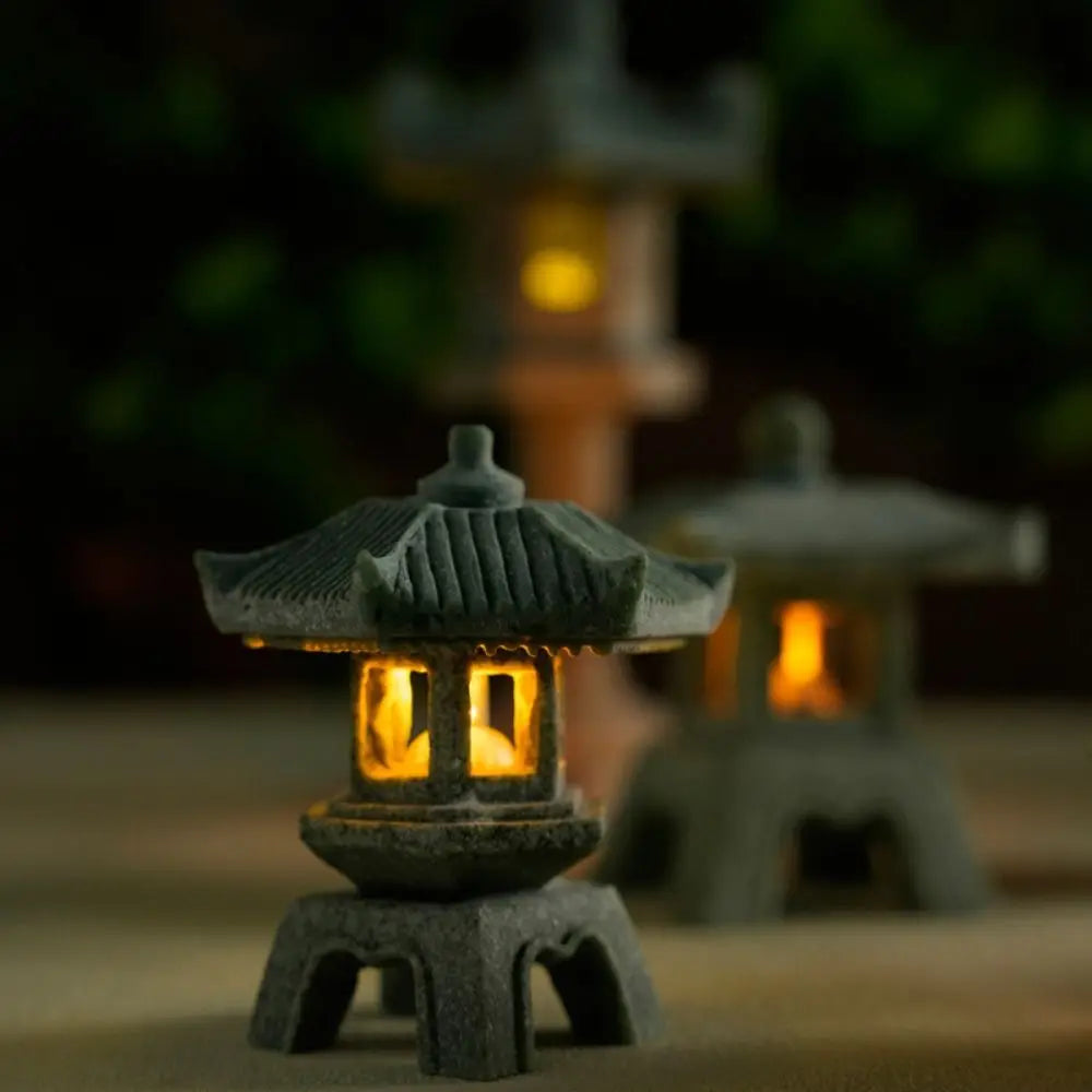 Japanese Pagoda Lantern – Zen Garden Decorative Light