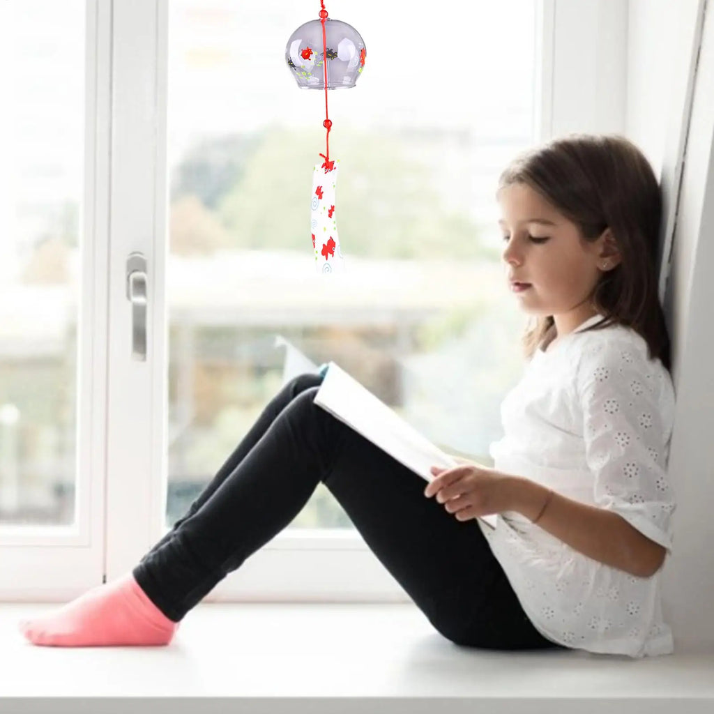 Japanese Fortune Glass Wind Chime