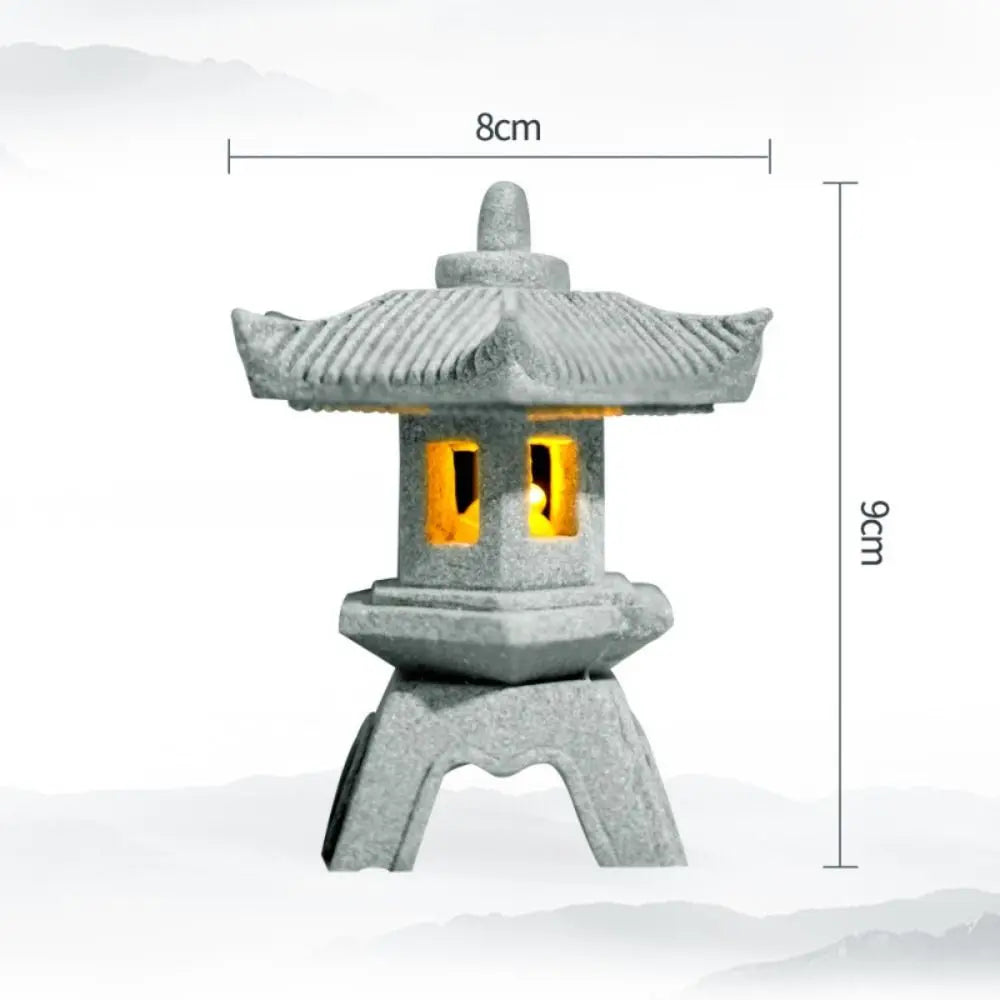 Japanese Pagoda Lantern – Zen Garden Decorative Light