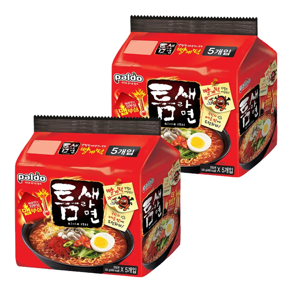 Paldo Niche Ramen – Pack of 10 Authentic Korean Noodles