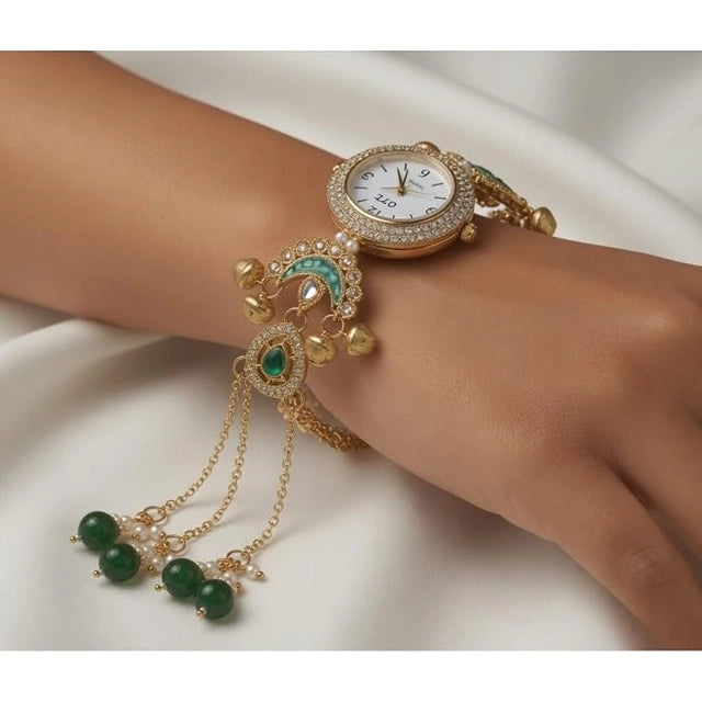 Vintage Gold Tassel Bracelet Watch